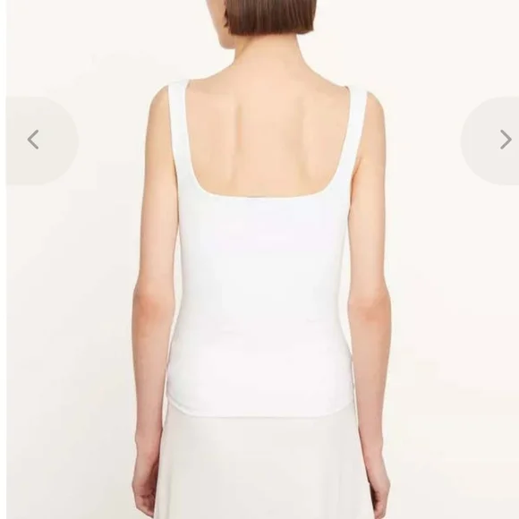 VINCE. Women's White Sleeveless Top - Picture 2 of 6